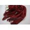 Wine Red Long 100% Cashmere Exquisite Shawl