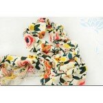 Pretty birds and flowers embroidery Long 100% Fine Wool Scarf Shawl