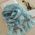 Summer style Exquisite Pretty Long 100% Silk Scarf Series 2